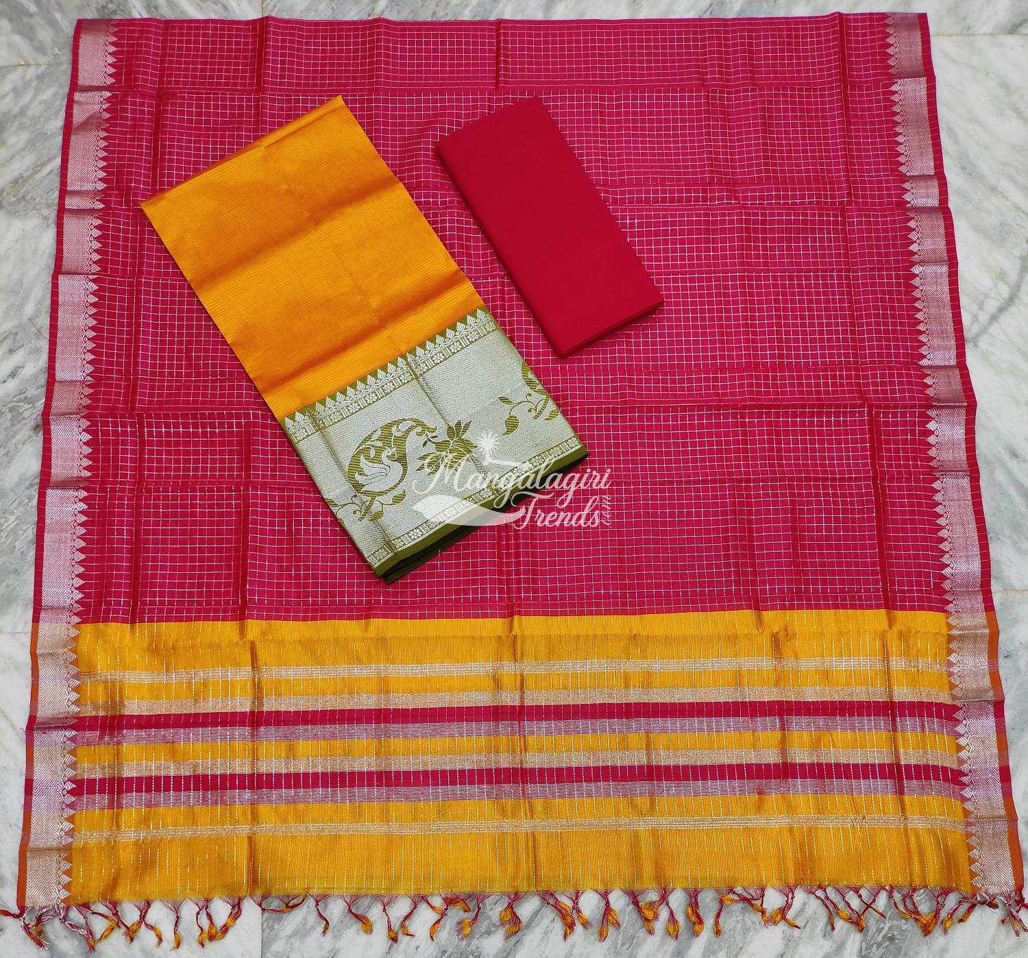 pattu churidar material